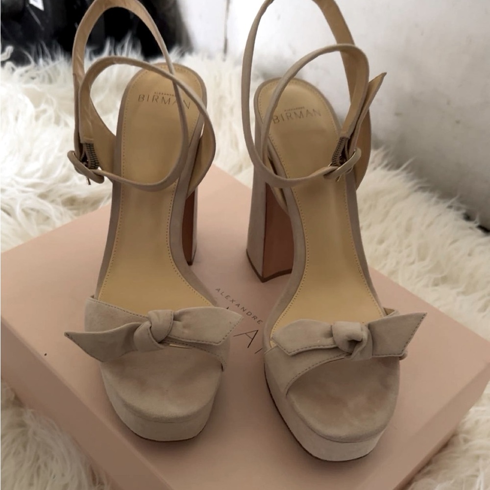 Alexandre Birman Women's Clarita Ankle Strap Platform High Heel Sandals